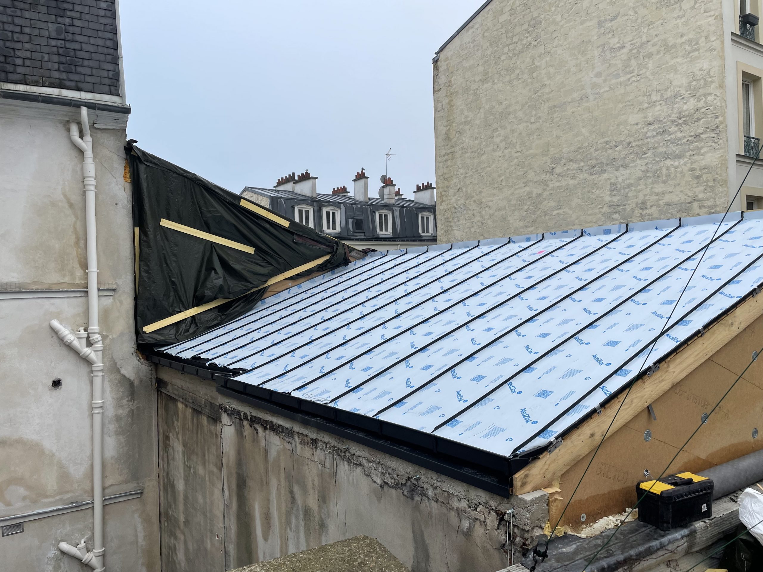 Toiture avant travaux — MD Couverture
